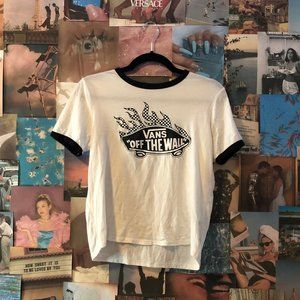 Vans White Tee